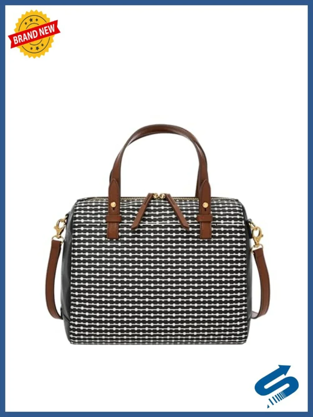 Faux Leather Satchel Purse - Classic Rachel Style